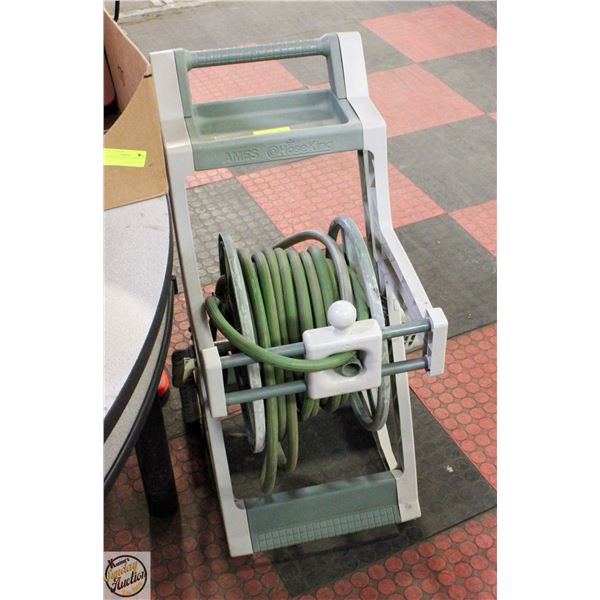 AMES HOSEKING HOSE CADDY W/QTY OF HOSE