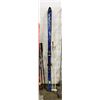Image 1 : SALOMON BLUE 77" SKIS & POLES(THE POLES ARE "HEAD"