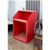 Image 1 : RED METAL COMMERCIAL GRADE STORAGE SHELF