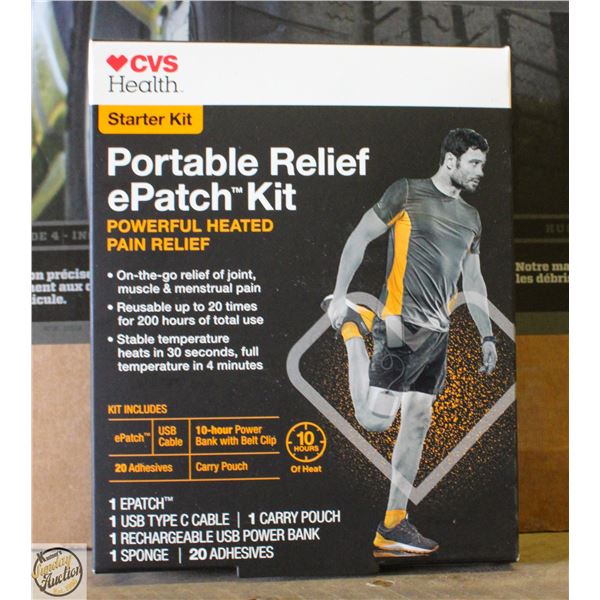 CVS HEALTH STARTER KIT PORTABLE RELIEF EPATCH KIT