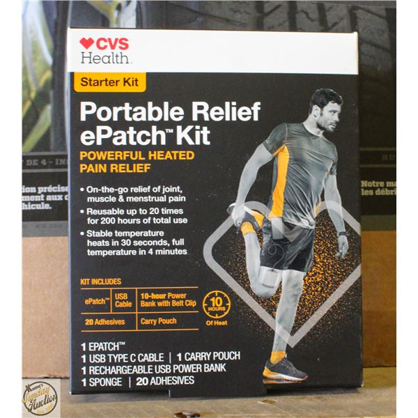 CVS HEALTH STARTER KIT PORTABLE RELIEF EPATCH KIT