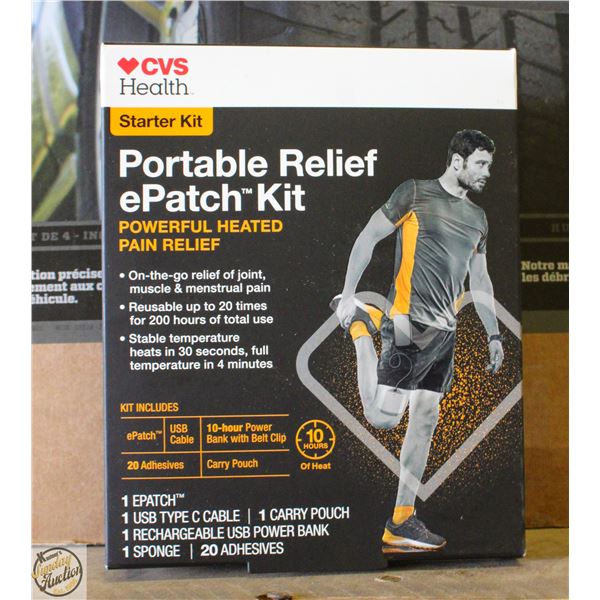 CVS HEALTH STARTER KIT PORTABLE RELIEF EPATCH KIT