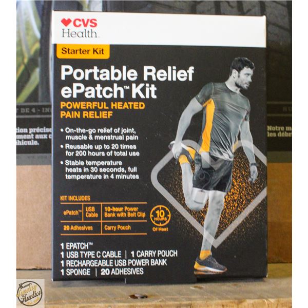 CVS HEALTH STARTER KIT PORTABLE RELIEF EPATCH KIT