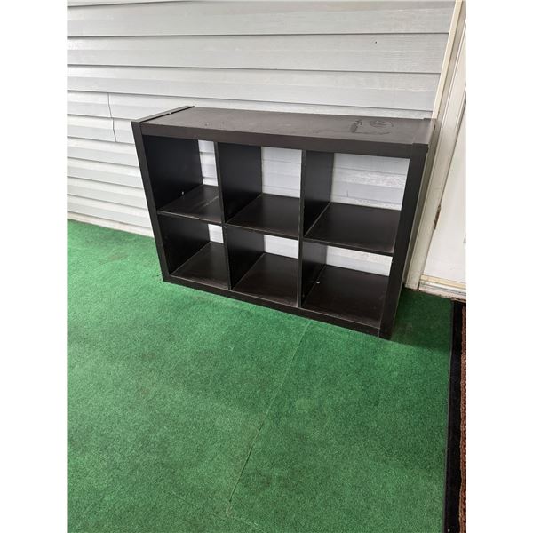 Shelf measures 43 1/2" x 15 1/2" x 30" tall