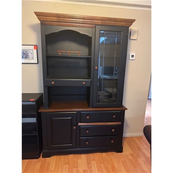 Display cabinet measures 50" x 6" x 7 eight