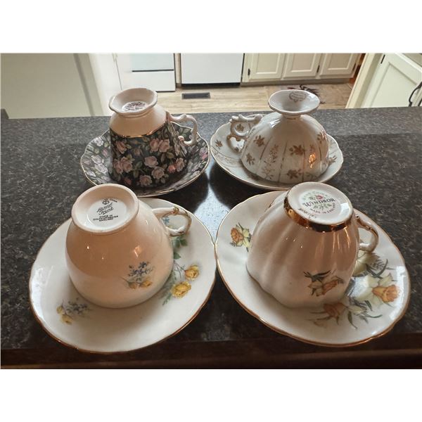 Tea cups and saucers