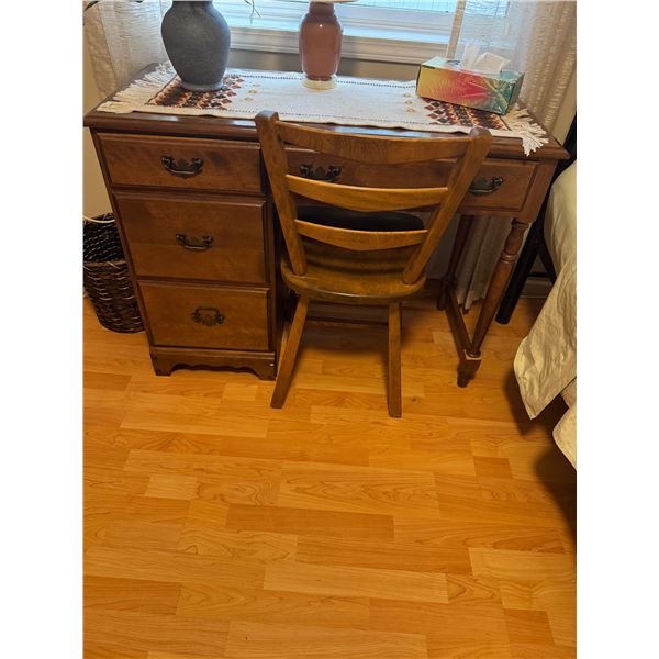 Desk with chair