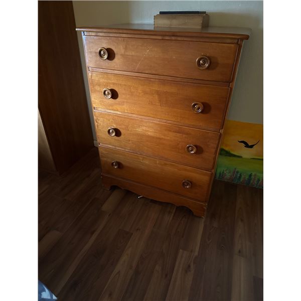 Dresser measures 32" x 19" x 41 1/2" tall