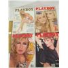 Image 1 : Lot of 4 Vintage Playboys Magazines 1988-1989