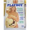 Image 4 : Lot of 4 Vintage Playboy Magazines 1991