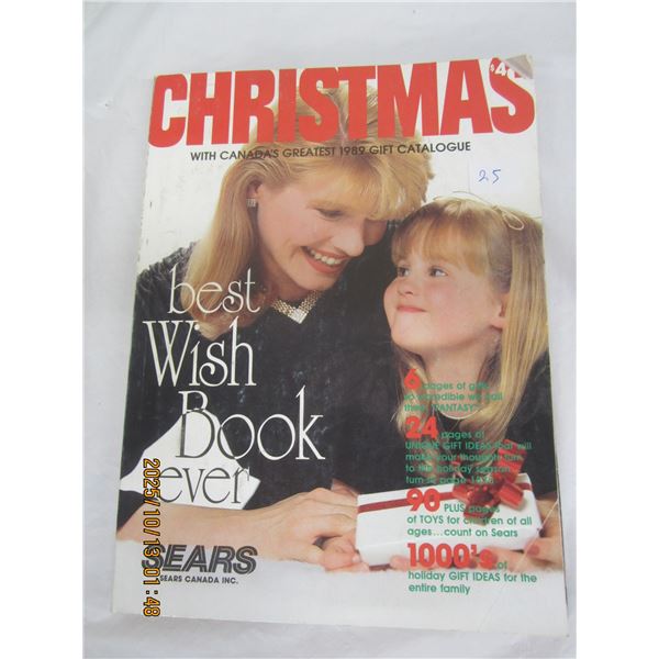 1989 Sears Canada Wish Book Christmas Catalogue