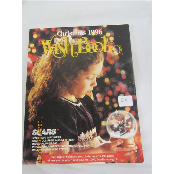 1996 Sears Wish Book Christmas Catalogue
