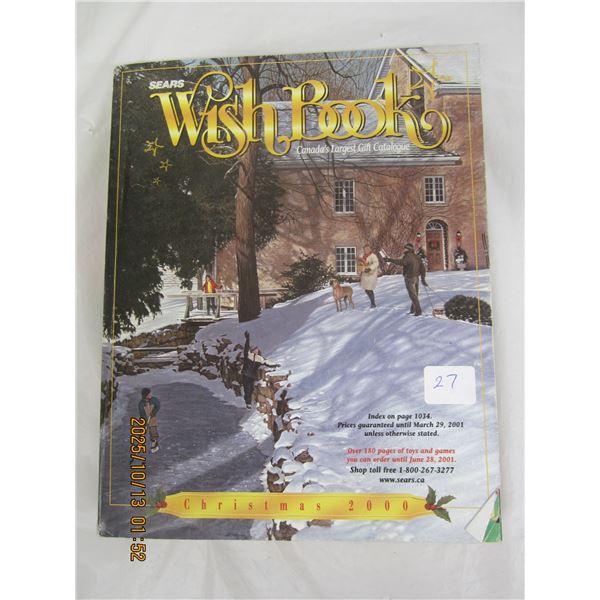2000 Sears Wish Book Christmas Catalogue