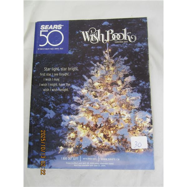 2003 Sears Christmas Wish Book Catalogue