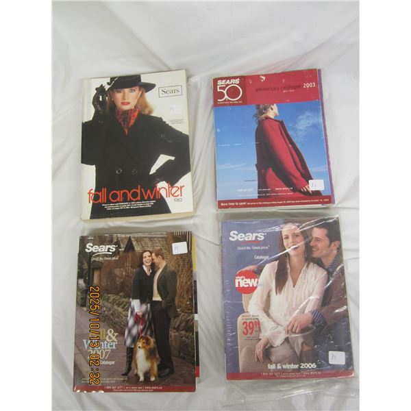 Lot of Vintage Sears Catalogues 1983-2003-2007-2006