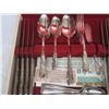 Image 2 : 8 Place Settings of Vintage Silver Ware Plate in Display Box