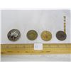 Image 6 : Lot of 4 Vintage Tokens