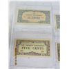 Image 3 : Lot of  5 Vintage Foreign Bills 4 From Japan WW2