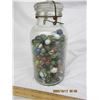 Image 2 : Large Glass Antique Sealer Full of Marbles