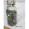 Image 4 : Large Glass Antique Sealer Full of Marbles
