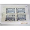 Image 1 : 4 Corner Block Canadian Stamp 20 Cent MNH OG Never Used