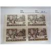 Image 1 : 4 Ten Cent Canadian  Stamps Fur Trappers Marked with a G MNH OG Never Used