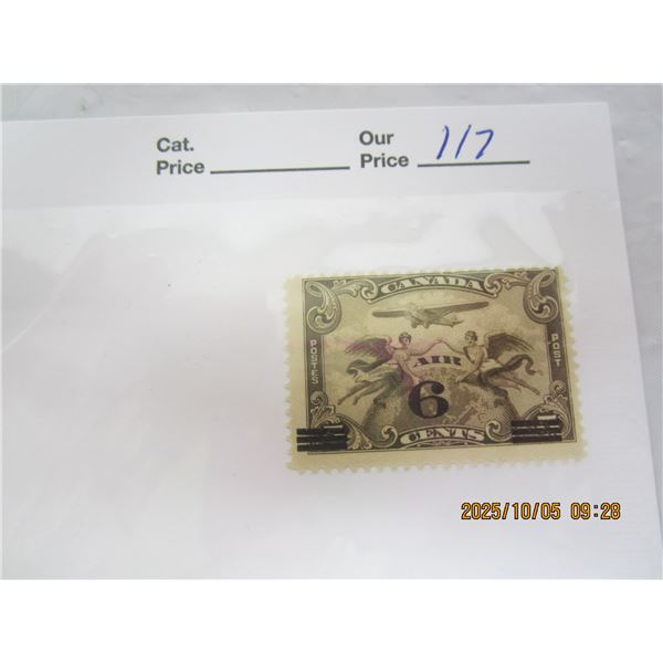 Airmail 1930's Canadian 6 over 5 MNH OG Never Used