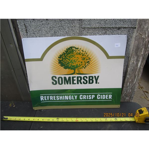 Vintage Somersby Cider Sign