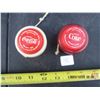 Image 4 : 2 1980's Coca  Cola Yoyo's