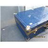 Image 3 : Antique Metal Trunk 28 inches Long 16 inches Deep 9 inches Tall