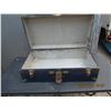 Image 5 : Antique Metal Trunk 28 inches Long 16 inches Deep 9 inches Tall