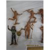 Image 2 : Lot of 1960's  Louis Marx 6 inch Cowboy and Indians Figures