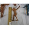 Image 5 : Lot of 1960's  Louis Marx 6 inch Cowboy and Indians Figures