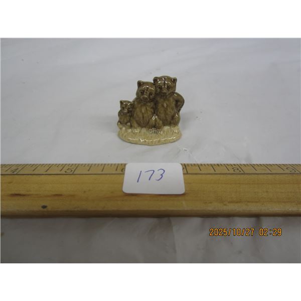 Rare 3 Bears Red Rose Tea Wade Figure No Broken Ears