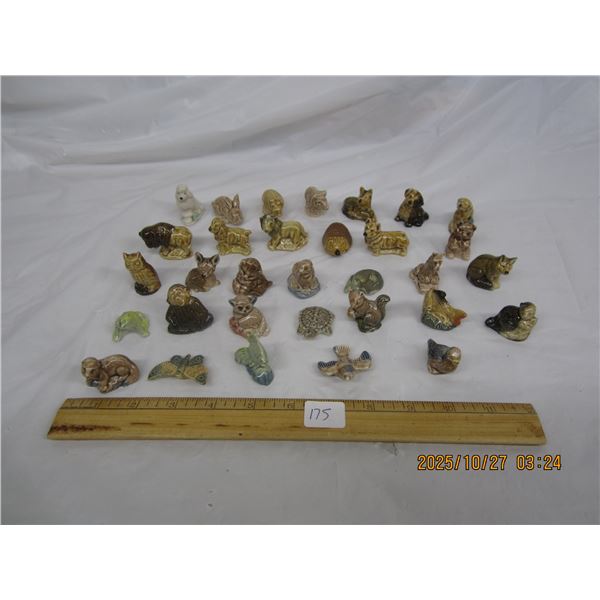 Large Lot of Wade Red Rose Tea Ornaments