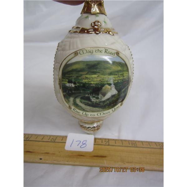 Belleek Irish Christmas Bulb