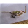 Image 5 : 2 Antique Glass Birds Clip On Christmas Decorations with Tails