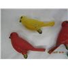 Image 2 : Lot of 5 Antique Christmas Birds Light Bulbs