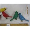 Image 5 : Lot of 5 Antique Christmas Birds Light Bulbs