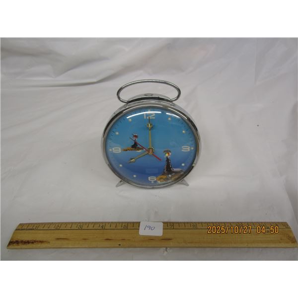 Vintage Character Alarm Clock Hard to Find Working