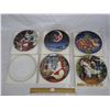 Image 1 : Lot of 6 Christmas Collectors Plates with the Original Boxes