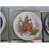 Image 3 : Lot of 6 Christmas Collectors Plates with Original Boxes