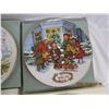 Image 4 : Lot of 6 Christmas Collectors Plates with Original Boxes