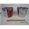 Image 2 : 2 Vintage Beer Buckets Ottawa Senators and Sleeman's