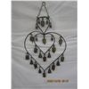 Image 1 : Vintage Wind Chime Heart Shaped 2 Feet Long