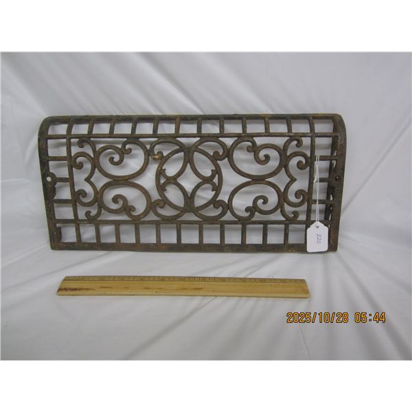 Antique Cast Iron Heating Grate