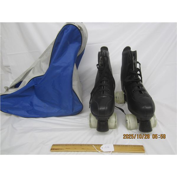 Roller Skates Like New Condition with Carrying Bag Tag Inside Says 42