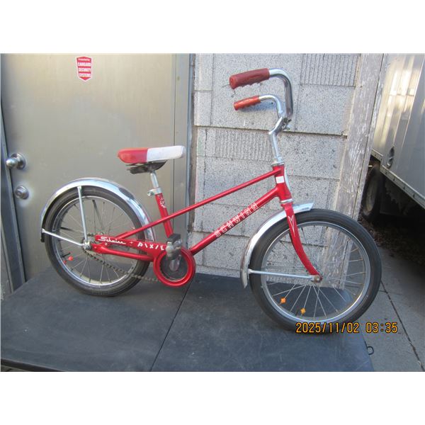 Rare Antique Schwinn Pixie Kid's Bike Circa  1940's-1950's Great Original Condition with Original Se