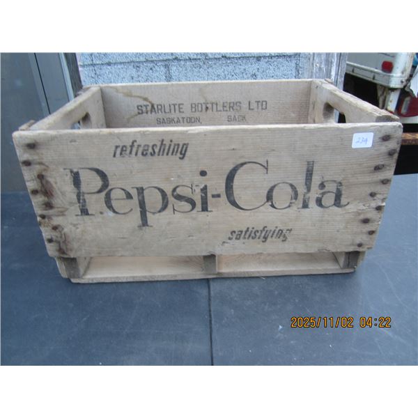 Antique Pepsi Crate Saskatoon