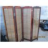 Image 3 : Vintage Bamboo Privacy Screen when Opened 67 inches Wide each Screen is 16 inches Wide